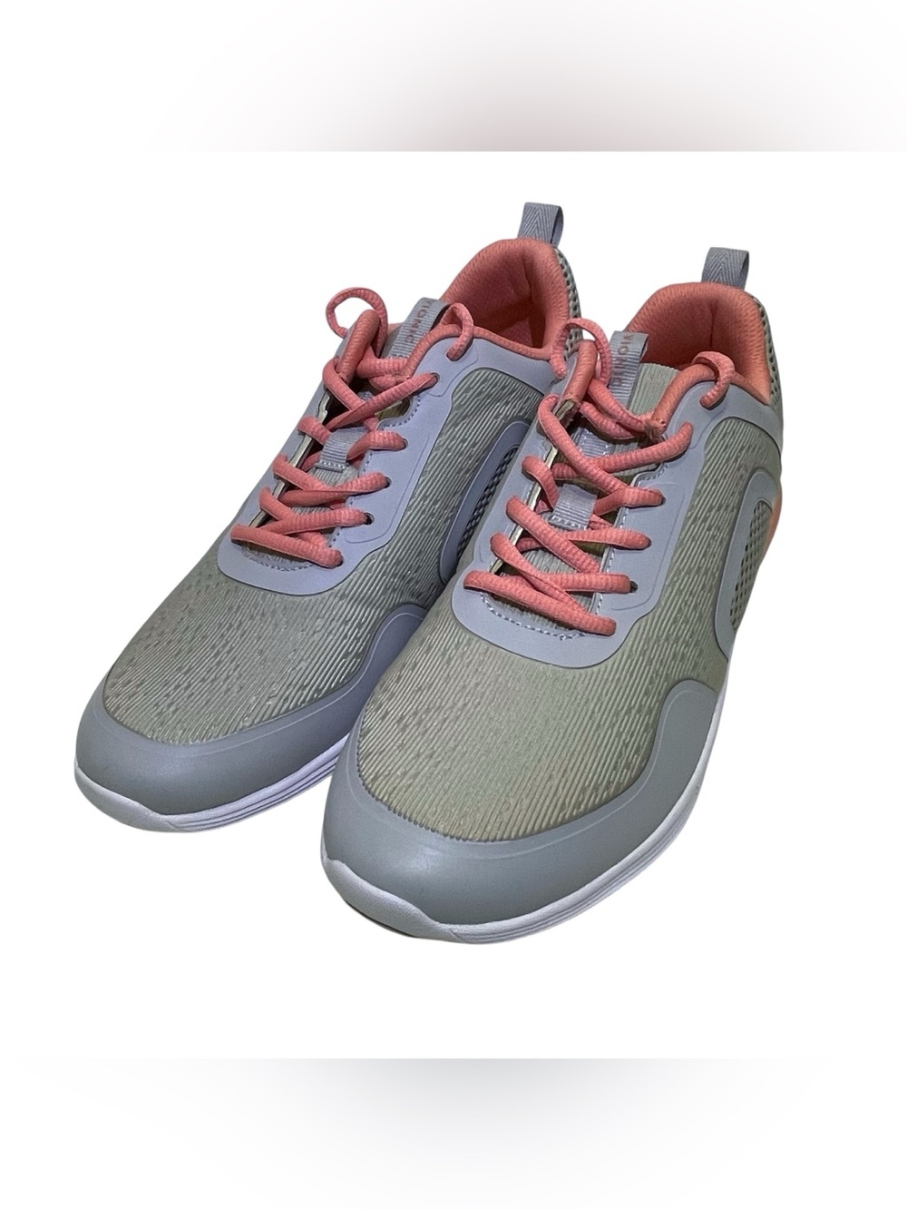 NWOT Vionic Jojo ombre  Women's Size 9.5 US Sneakers Textiles Grey Peac Lace Up - Picture 4 of 11